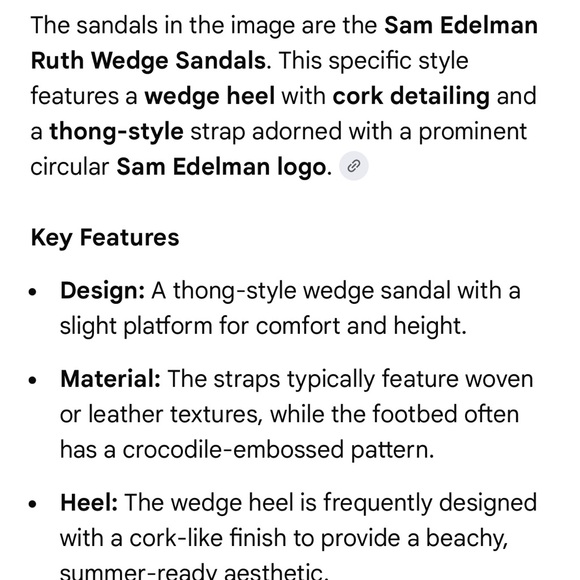 Sam Edelman Ruth Wedge Tan and Brown Slide Sandals - Picture 10 of 10